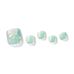Dashing Diva Magic Press Mint Mermaid Pedi