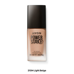 Avon Power Stay 24 Hour Longwear Foundation SPF10 210N Light Beige
