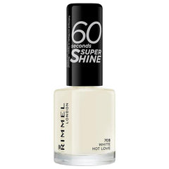 Rimmel 60 Sec Nail Polish 8 Ml White Hot Love