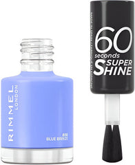 Rimmel 60 Sec Nail Polish 8 Ml Blue Breeze 856