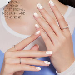 Dashing Diva Magic Press White Marble