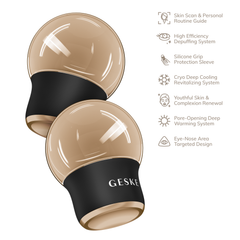 GESKE Cool Warm Face and Body Massager 7 in 1 - Grey