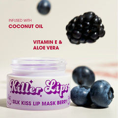 Brushworks Killer Lips Silk Kiss Lip Mask Berry
