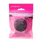 Brushworks Mini Claw Clips 20 Pack