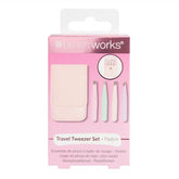 Brushworks Travel Tweezer Set Pastels