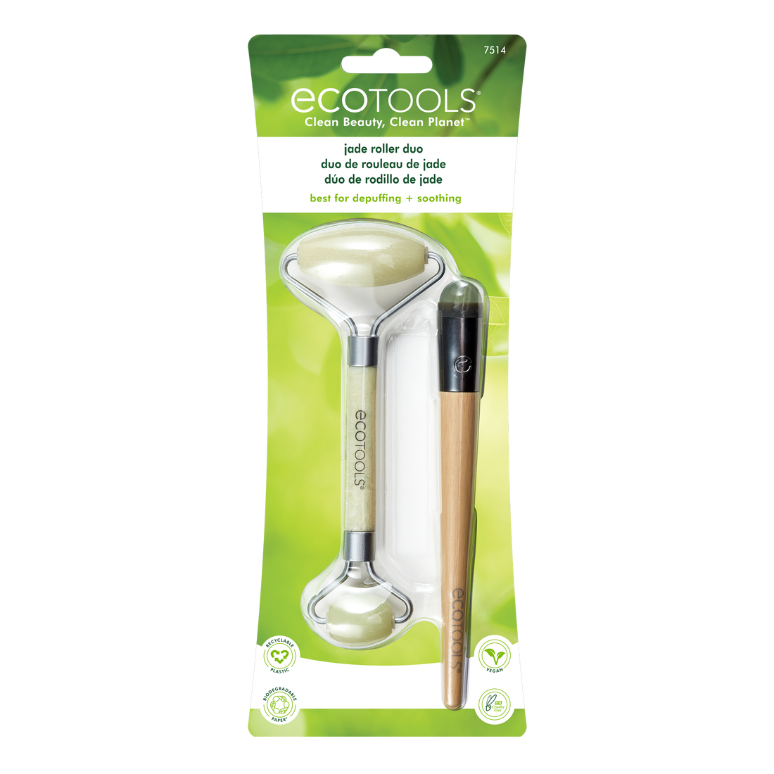Ecotools Jade Roller Duo Karisma Cosmetics