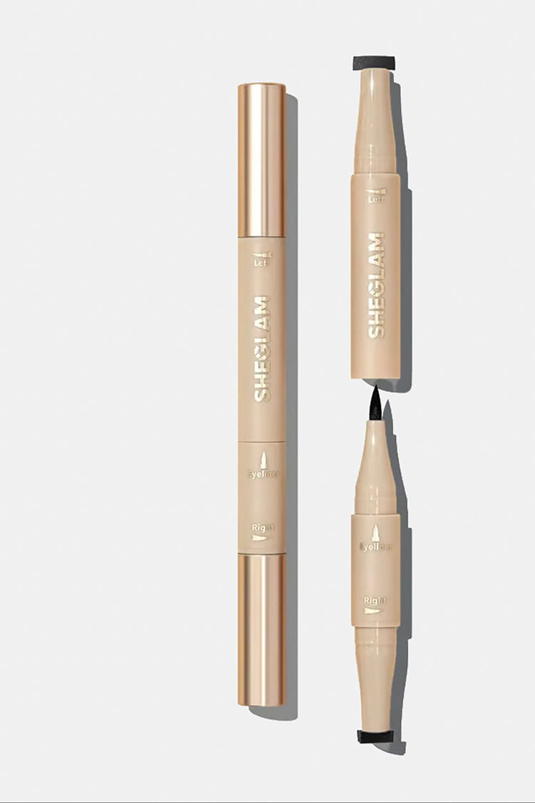 Sheglam Get Foxy Eye Stamp & Eye Liner Pen-Black
