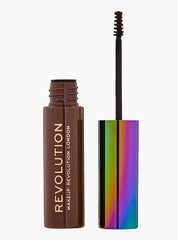 Makeup Revolution High Brow Gel With Cannabis Sativa Dark Brown