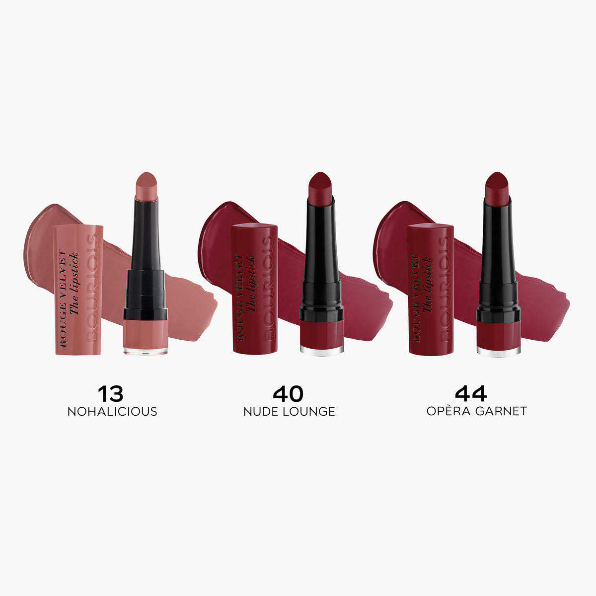 Bourjois 3-Piece Rouge Velvet The Lipstick Set Bourjois 3-Piece Rouge Velvet The Lipstick Set