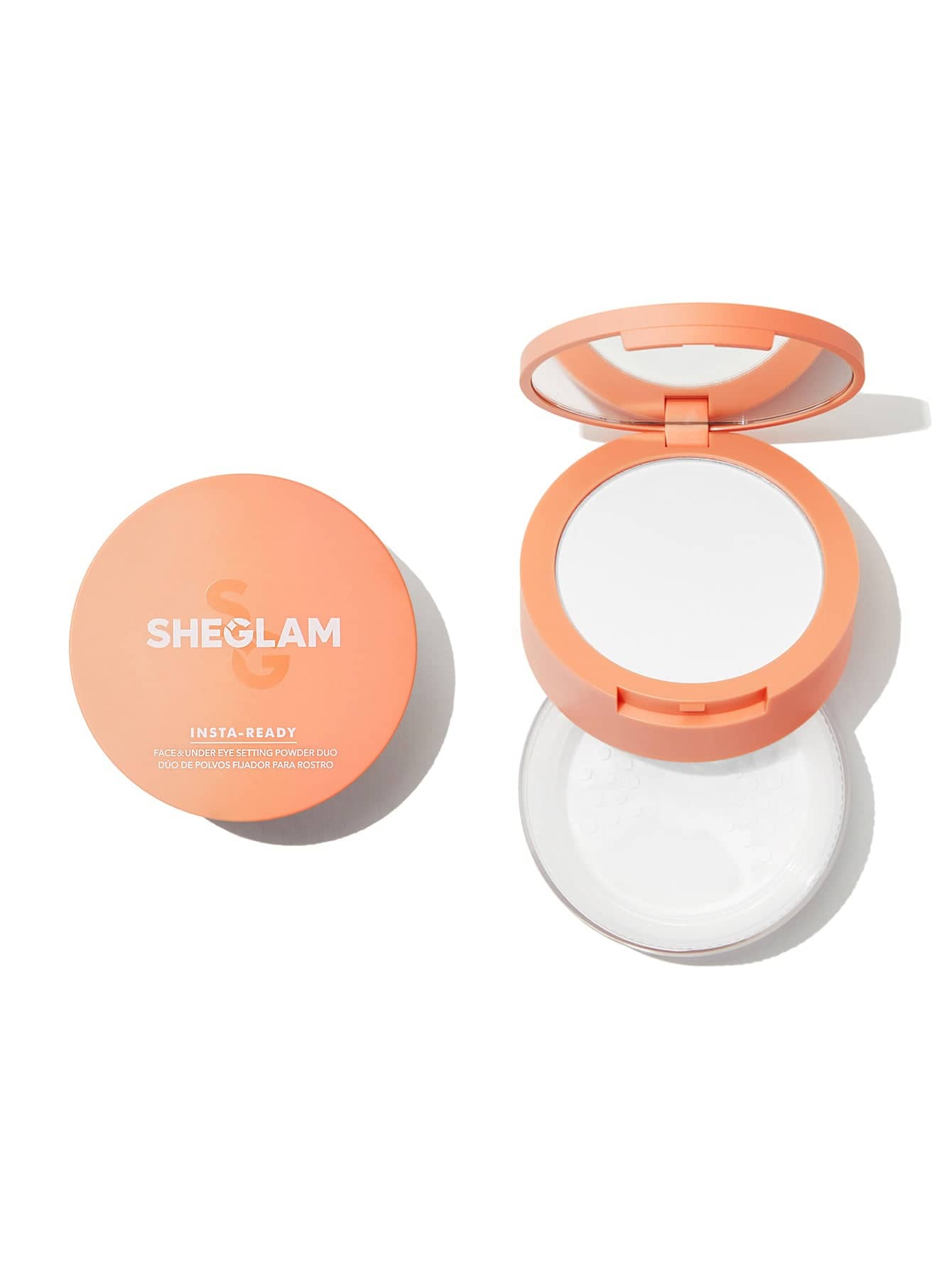 Sheglam Insta-Ready Face & Under Eye Setting Powder Duo-Translucent Sheglam Insta-Ready Face & Under Eye Setting Powder Duo-Translucent