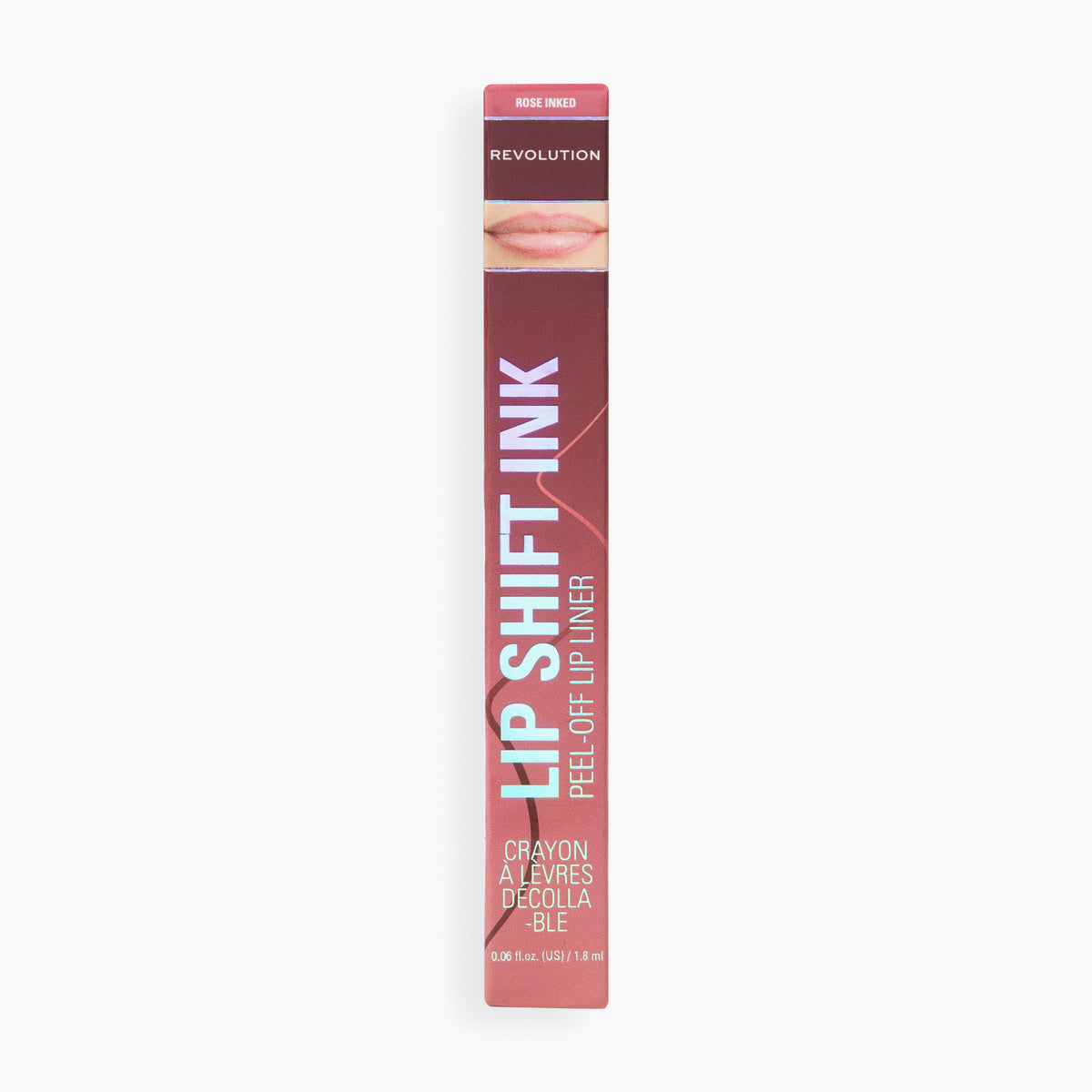 Revolution Lip Shift Ink Peel Off Lipliner Stain Rose Inked