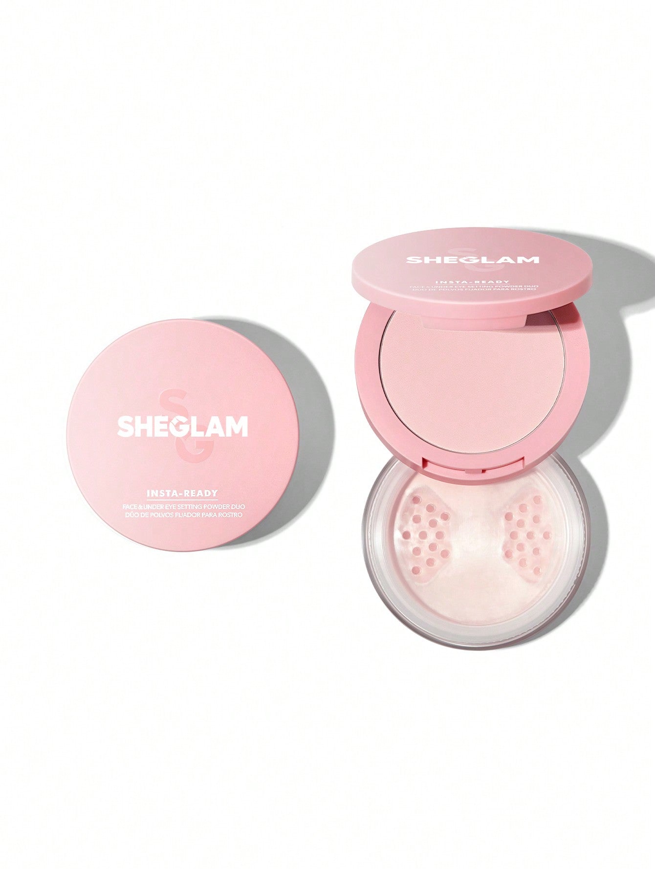 Sheglam Insta - Ready Face & Under Eye Setting Powder Duo - Bubblegum Sheglam Insta - Ready Face & Under Eye Setting Powder Duo - Bubblegum