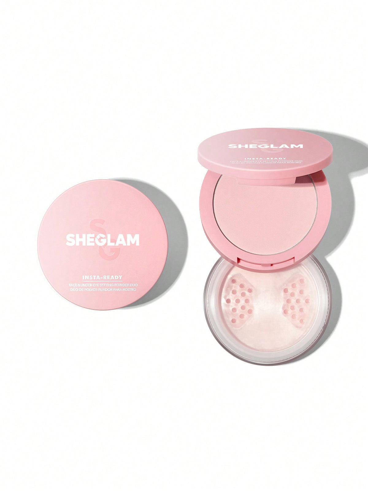 Sheglam Insta - Ready Face & Under Eye Setting Powder Duo - Bubblegum