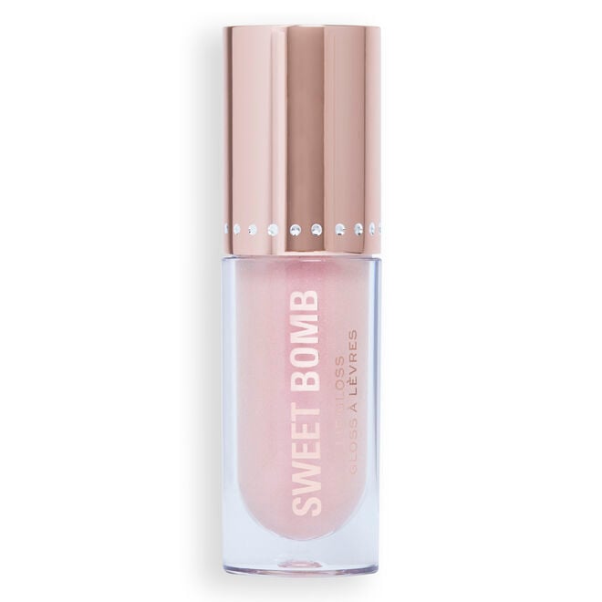 Revolution Sugar Bomb Lip Gloss Vanilla Ice White Holo Revolution Sugar Bomb Lip Gloss Vanilla Ice White Holo
