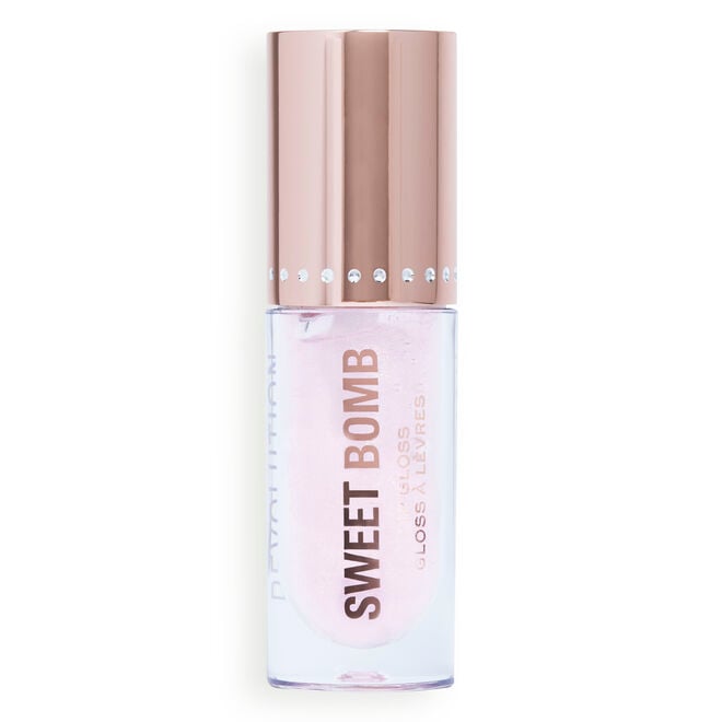 Revolution Sugar Bomb Lip Gloss Vanilla Ice White Holo Revolution Sugar Bomb Lip Gloss Vanilla Ice White Holo