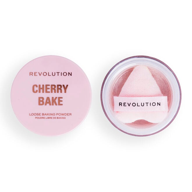 Revolution Loose Powder Puff Cherry Bake Revolution Loose Powder Puff Cherry Bake
