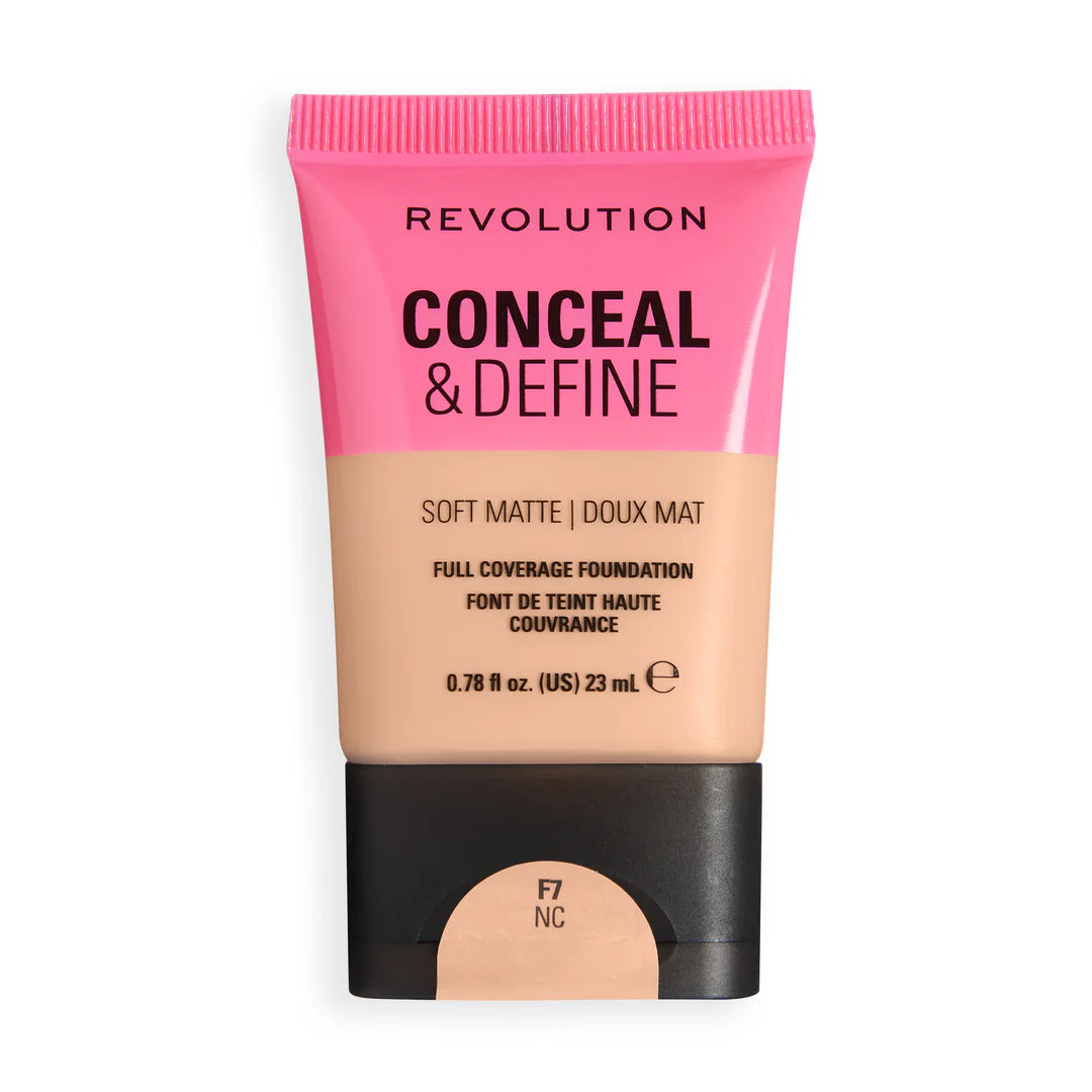 Revolution Conceal and Define Full Cover Tube Foundation