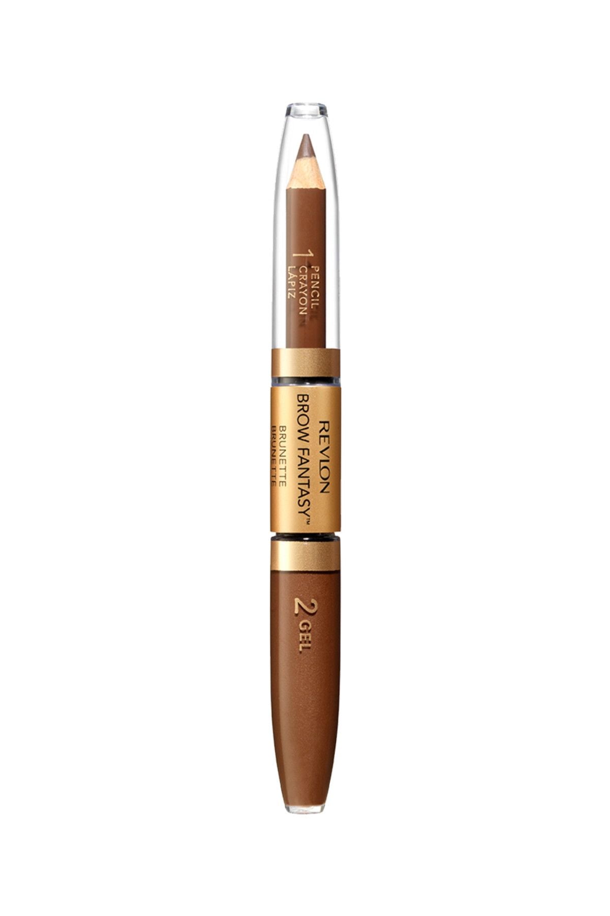 Revlon Eyebrow Fantasy Pencil & Gel - Brunette Revlon Eyebrow Fantasy Pencil & Gel - Brunette