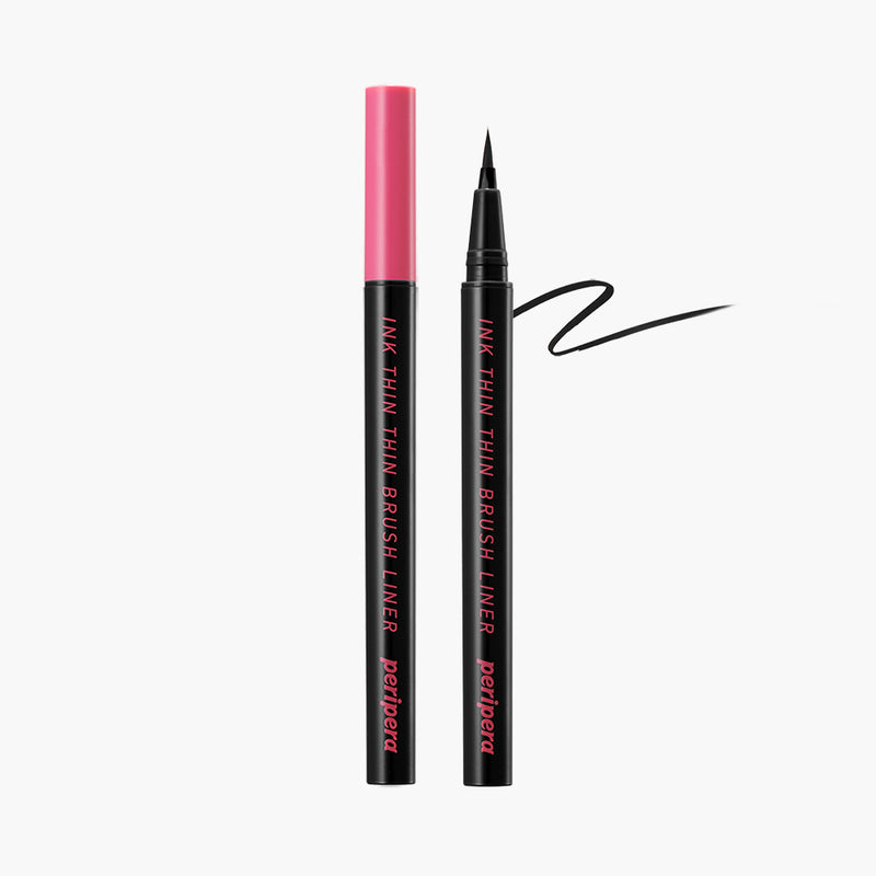Peripera Ink Thin Brush Liner 001 Black Noir Peripera Ink Thin Brush Liner 001 Black Noir