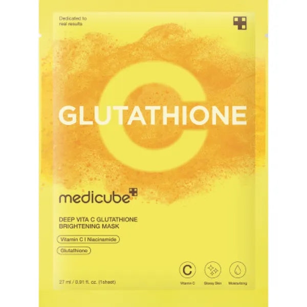 Medicube Deep Vita C Glutathione Brightening Mask 27ml