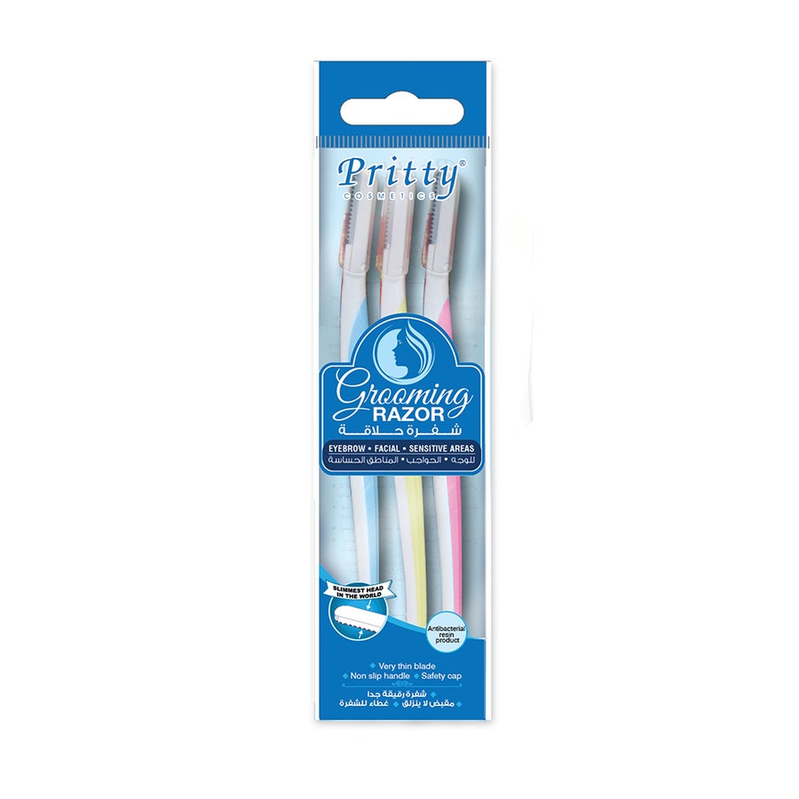 Pritty Pritty Eye Brow Razor - 3pc per pack Pritty Pritty Eye Brow Razor - 3pc per pack