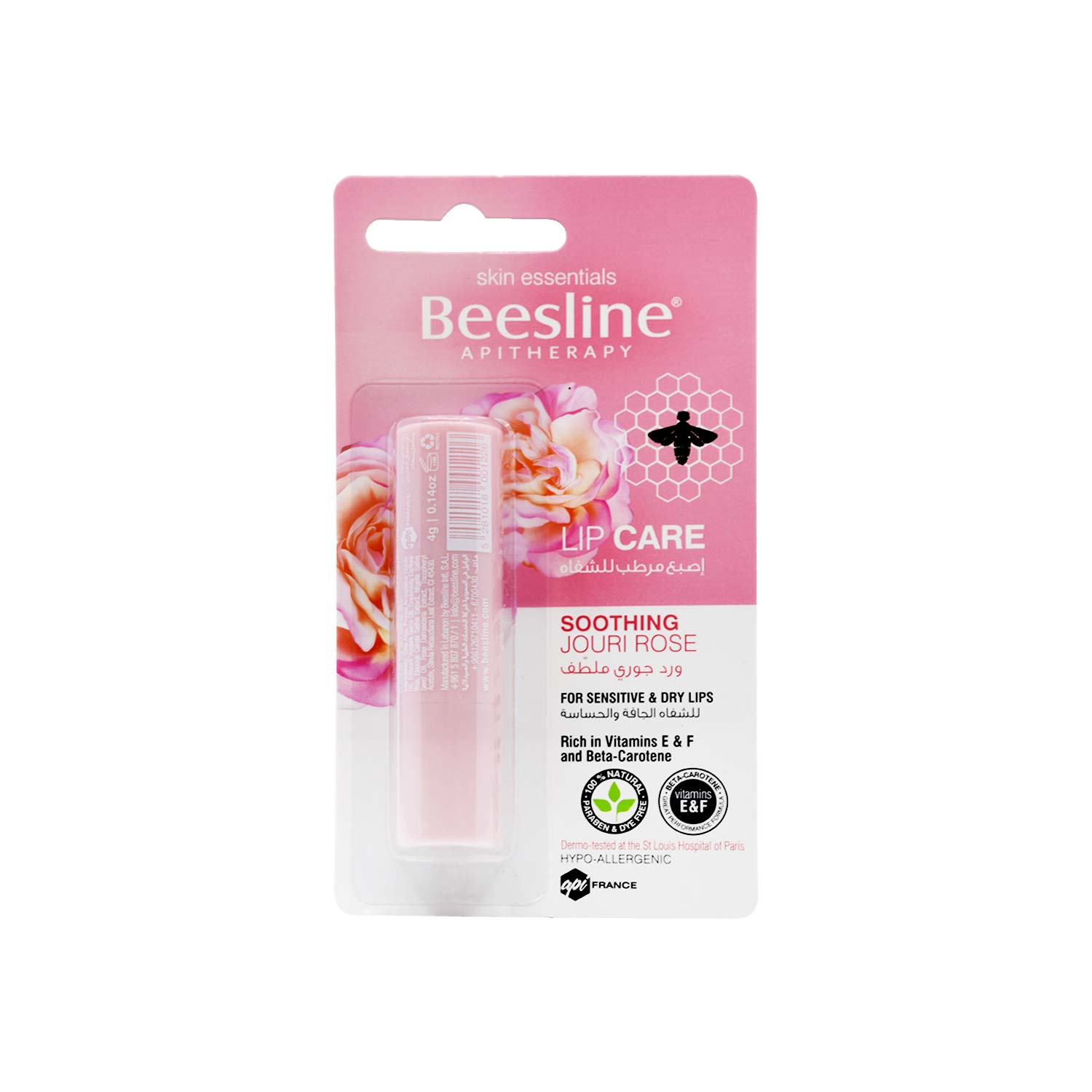 Beesline Lip Care Soothing Jouri Rose 4G Beesline Lip Care Soothing Jouri Rose 4G
