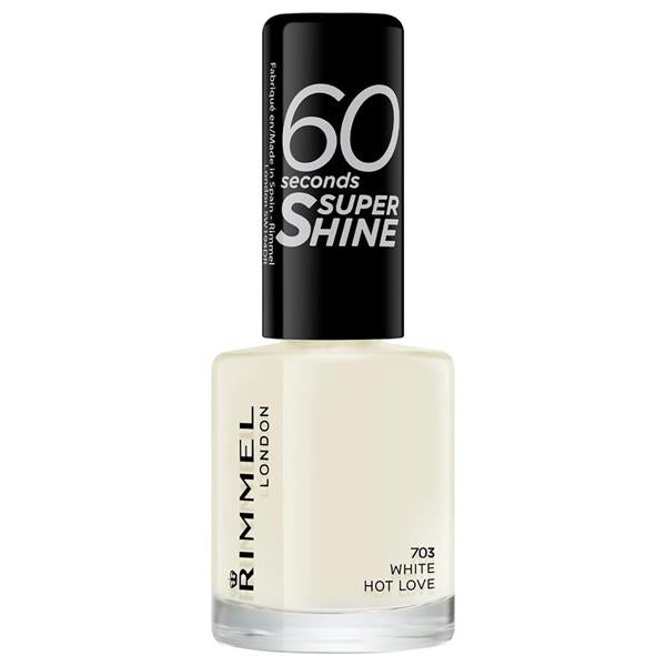 Rimmel 60 Sec Nail Polish 8 Ml White Hot Love Iv Rimmel 60 Sec Nail Polish 8 Ml White Hot Love Iv
