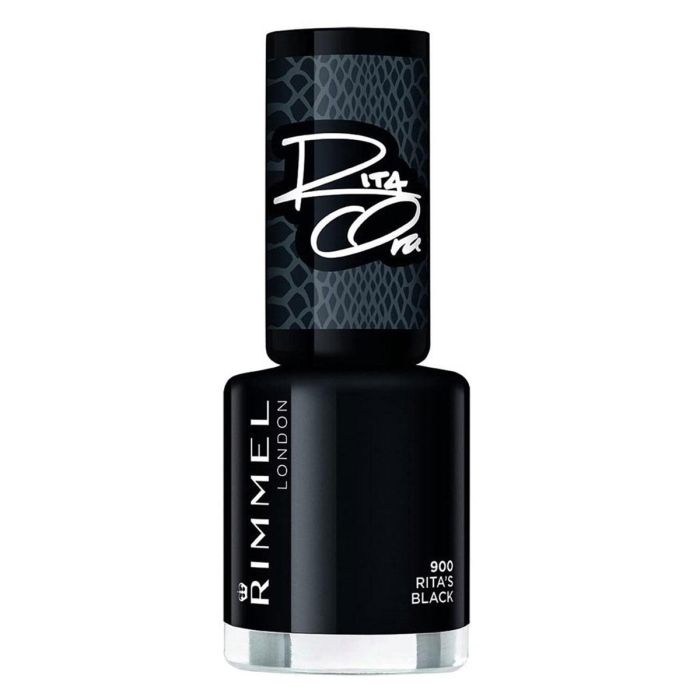 Rimmel 60Sec Nail Polish - 900 Ritas Black