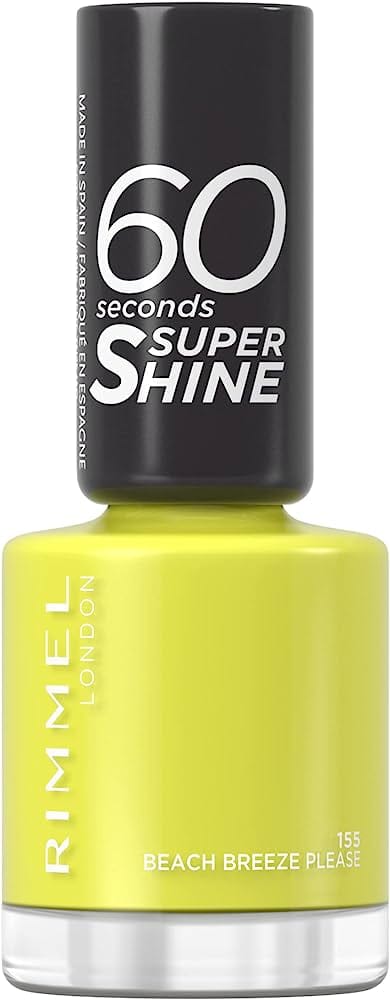 Rimmel 60 Sec Summer Shimmer-155 Beach Breeze Please (Mint Rimmel 60 Sec Summer Shimmer-155 Beach Breeze Please (Mint