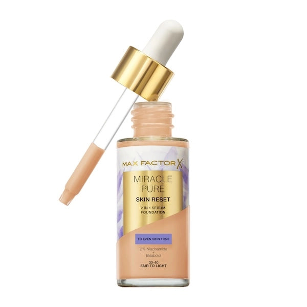 Max Factor Mircale Pure Skin Reset 2-in-1 Serum Foundation Max Factor Mircale Pure Skin Reset 2-in-1 Serum Foundation