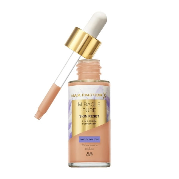 Max Factor Mircale Pure Skin Reset 2-in-1 Serum Foundation Max Factor Mircale Pure Skin Reset 2-in-1 Serum Foundation