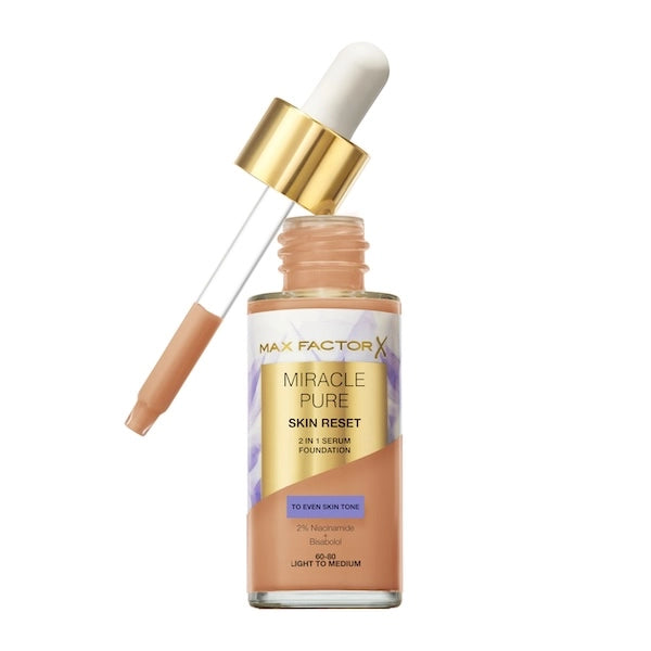 Max Factor Mircale Pure Skin Reset 2-in-1 Serum Foundation Max Factor Mircale Pure Skin Reset 2-in-1 Serum Foundation