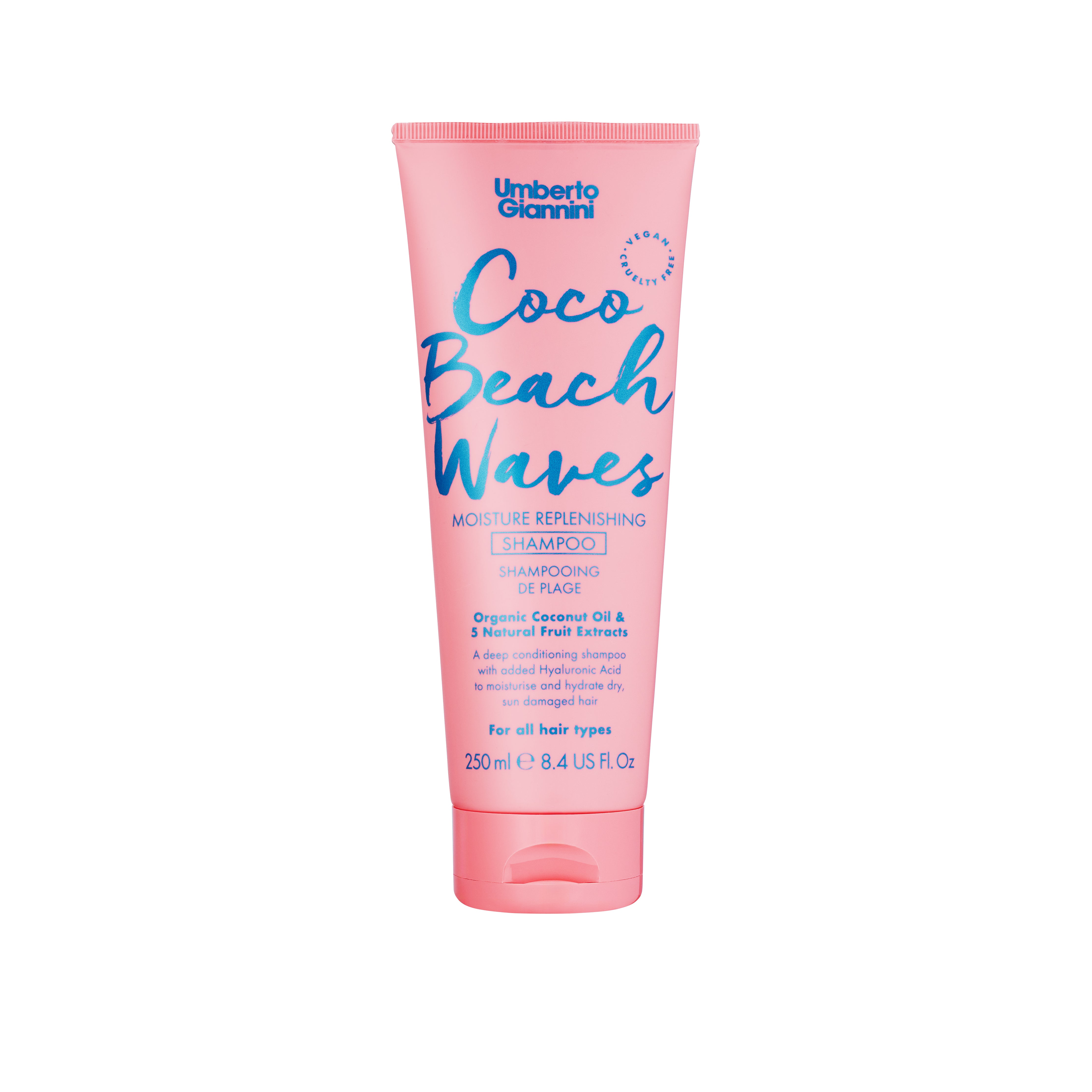 Coco Beach Waves Moisture Replenishing Shampoo 250ml Coco Beach Waves Moisture Replenishing Shampoo 250ml