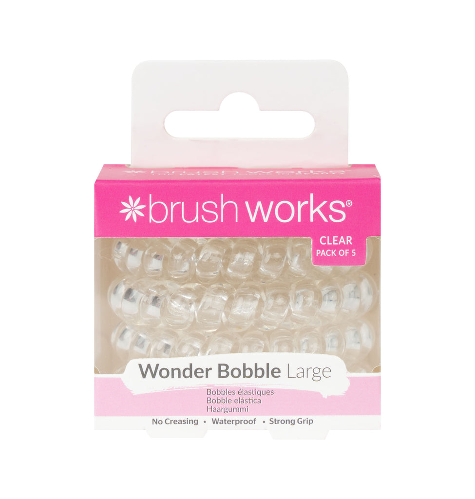 Brushworks Wonder Bobble Large Clear - 5 Pack
