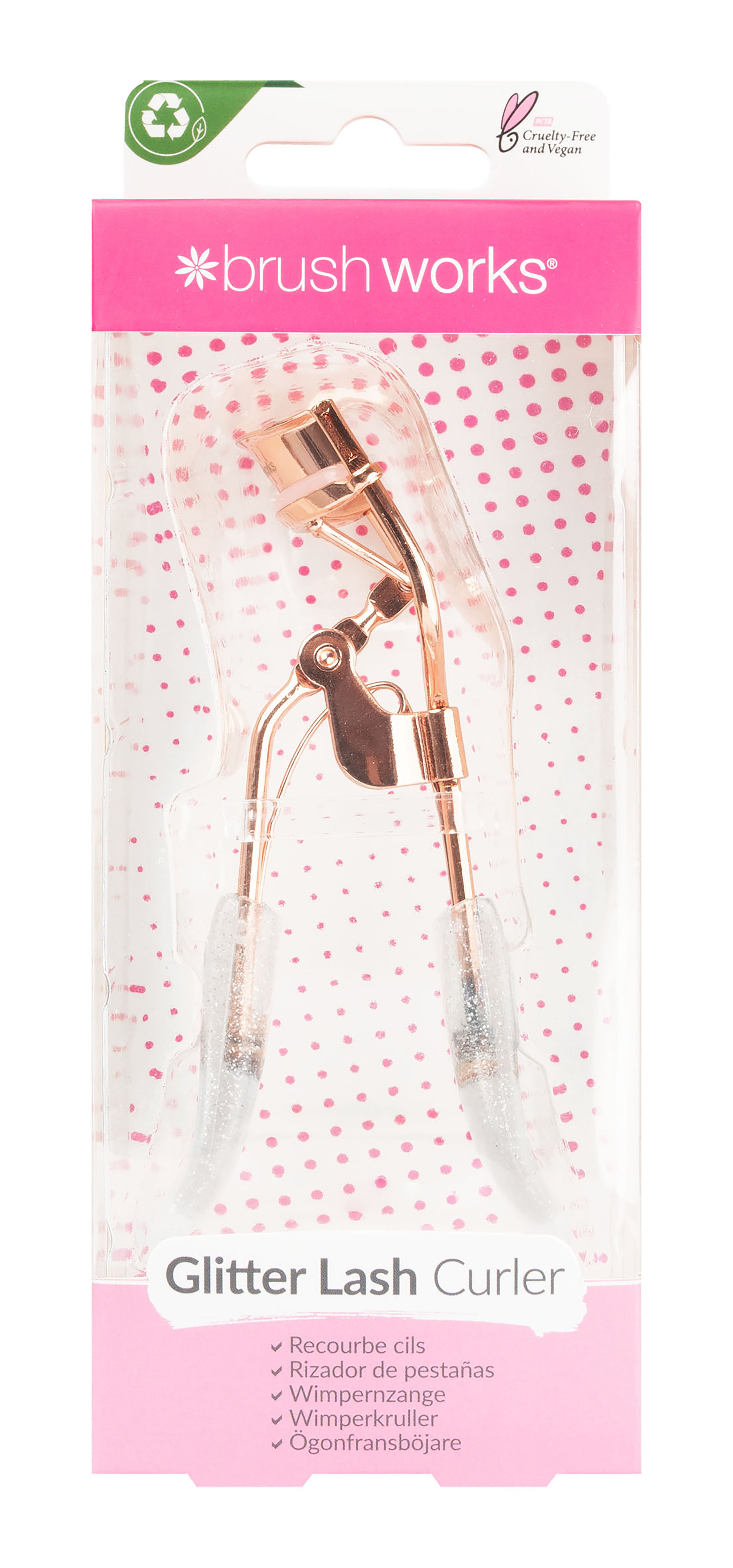 Brushworks Eyelash Curler - Pink Brushworks Eyelash Curler - Pink