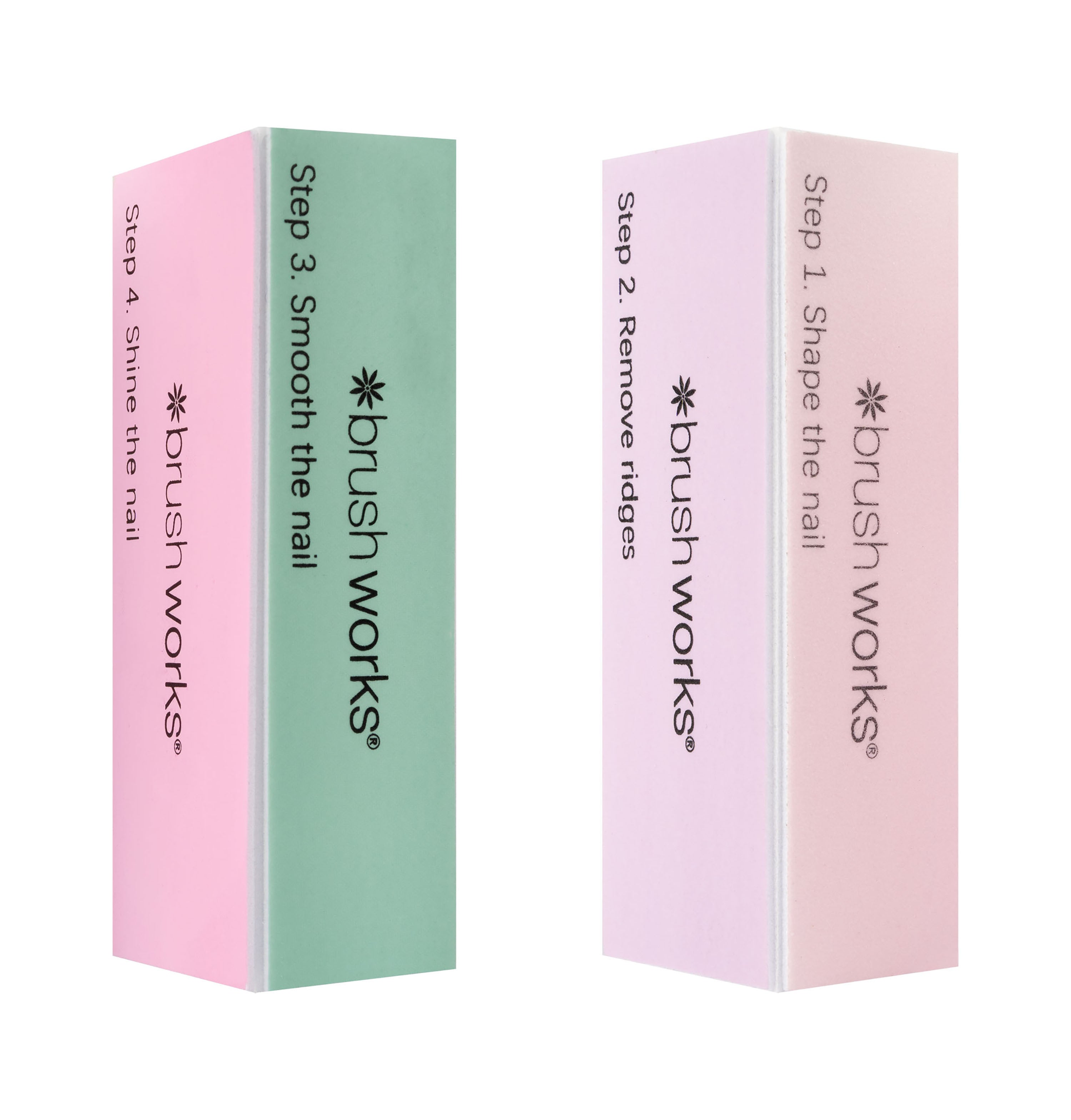 Brushworks Pastel Nail Buffing Blocks Brushworks Pastel Nail Buffing Blocks