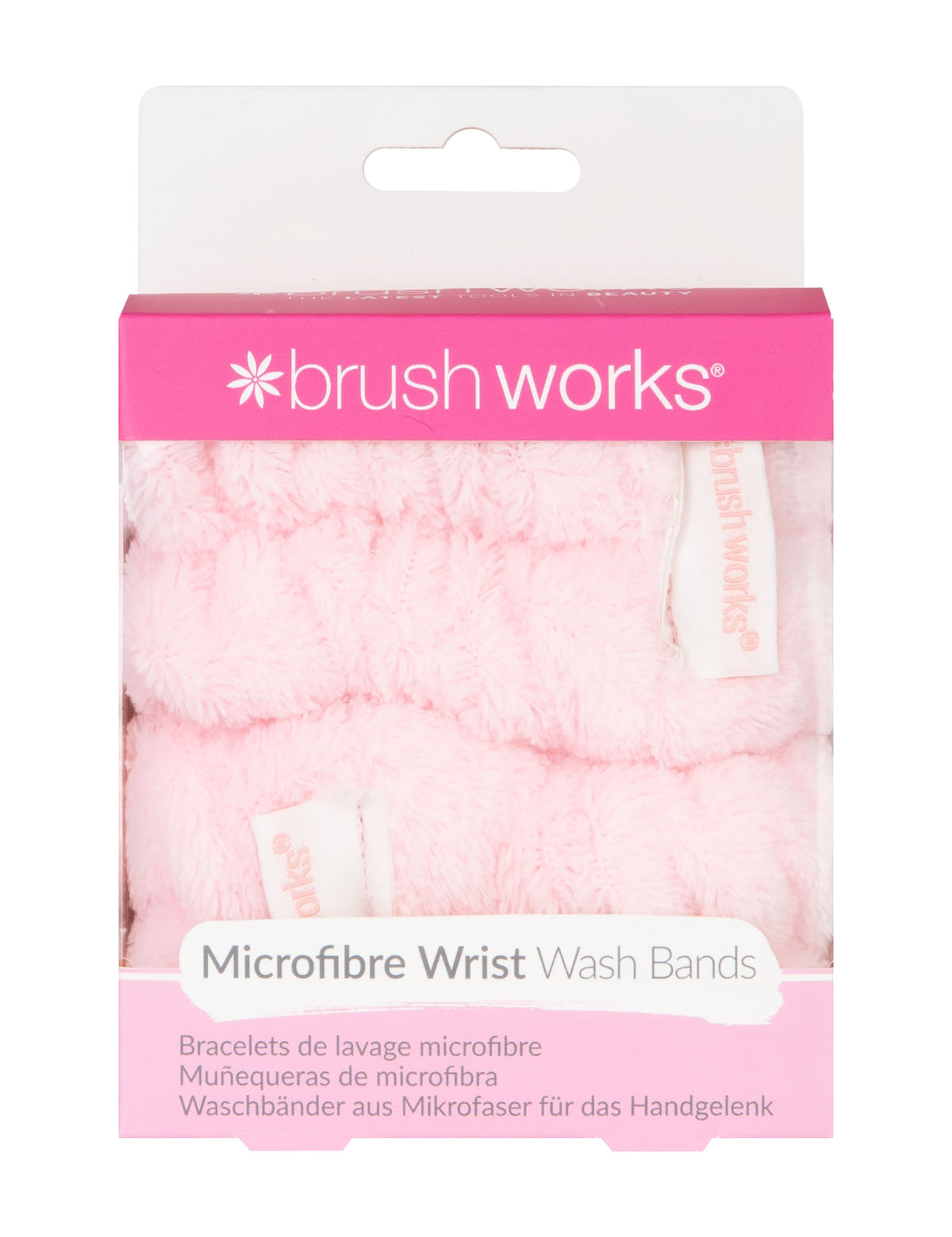 Brushworks Microfibre Wrist Wash Bands (2 Pack)