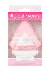Brushworks Triangular Powder Puff Duo