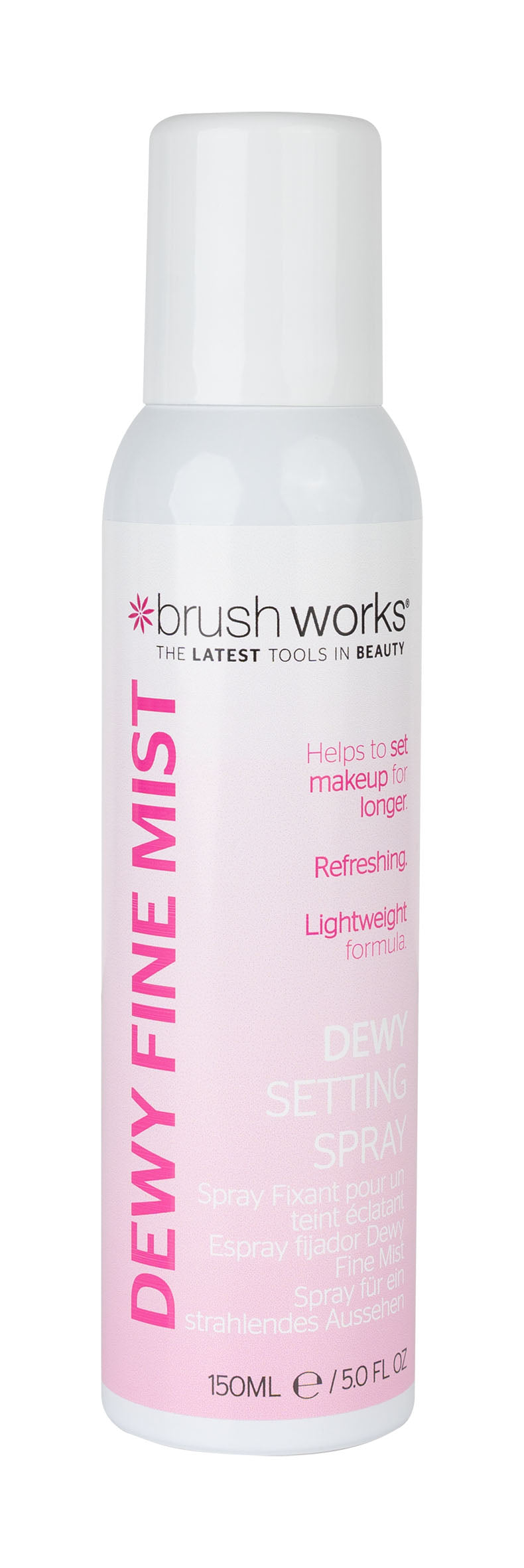 Brushworks Dewy Fine Mist Setting Spray 150ml Brushworks Dewy Fine Mist Setting Spray 150ml