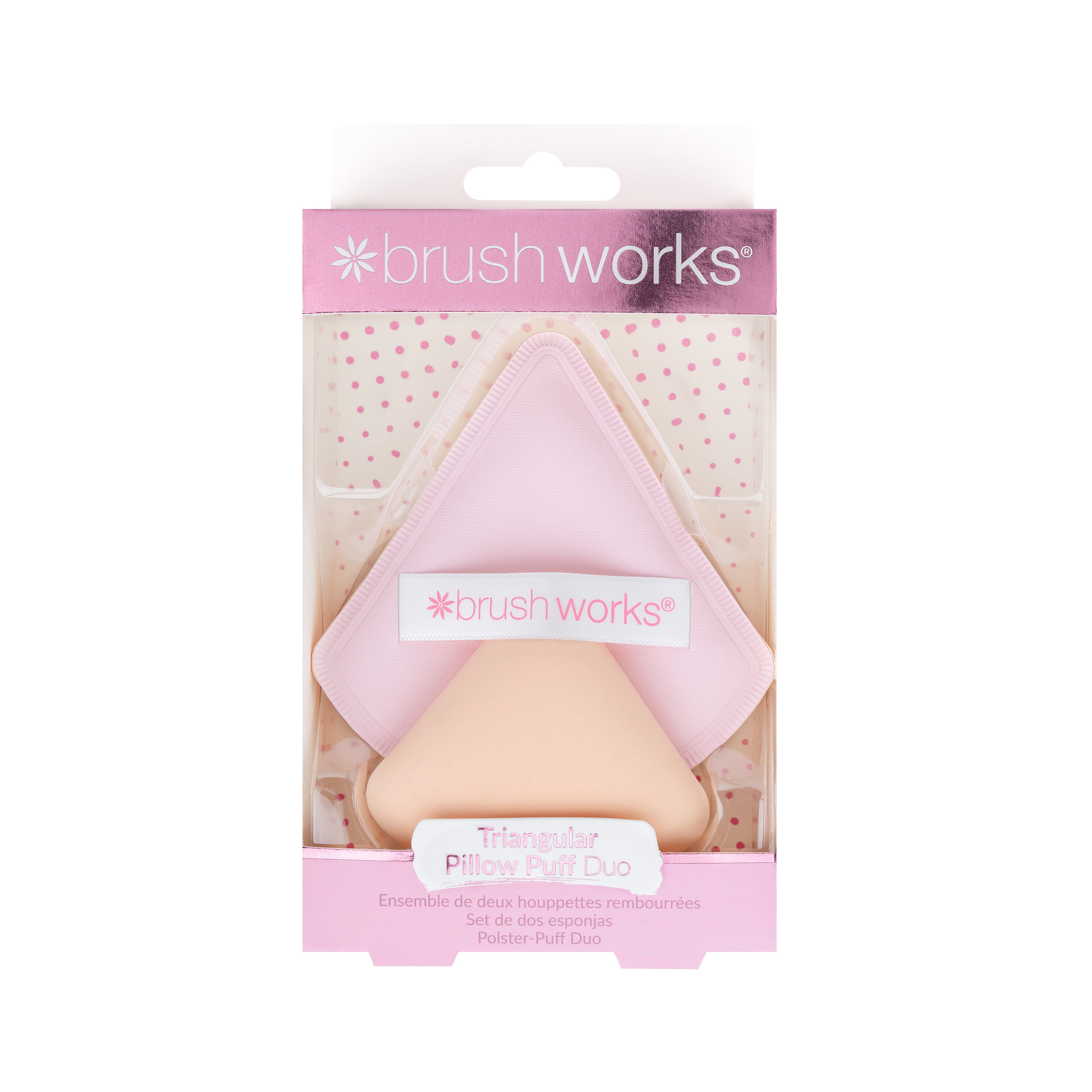 Brushworks Triangular Pillow Puff Duo Brushworks Triangular Pillow Puff Duo