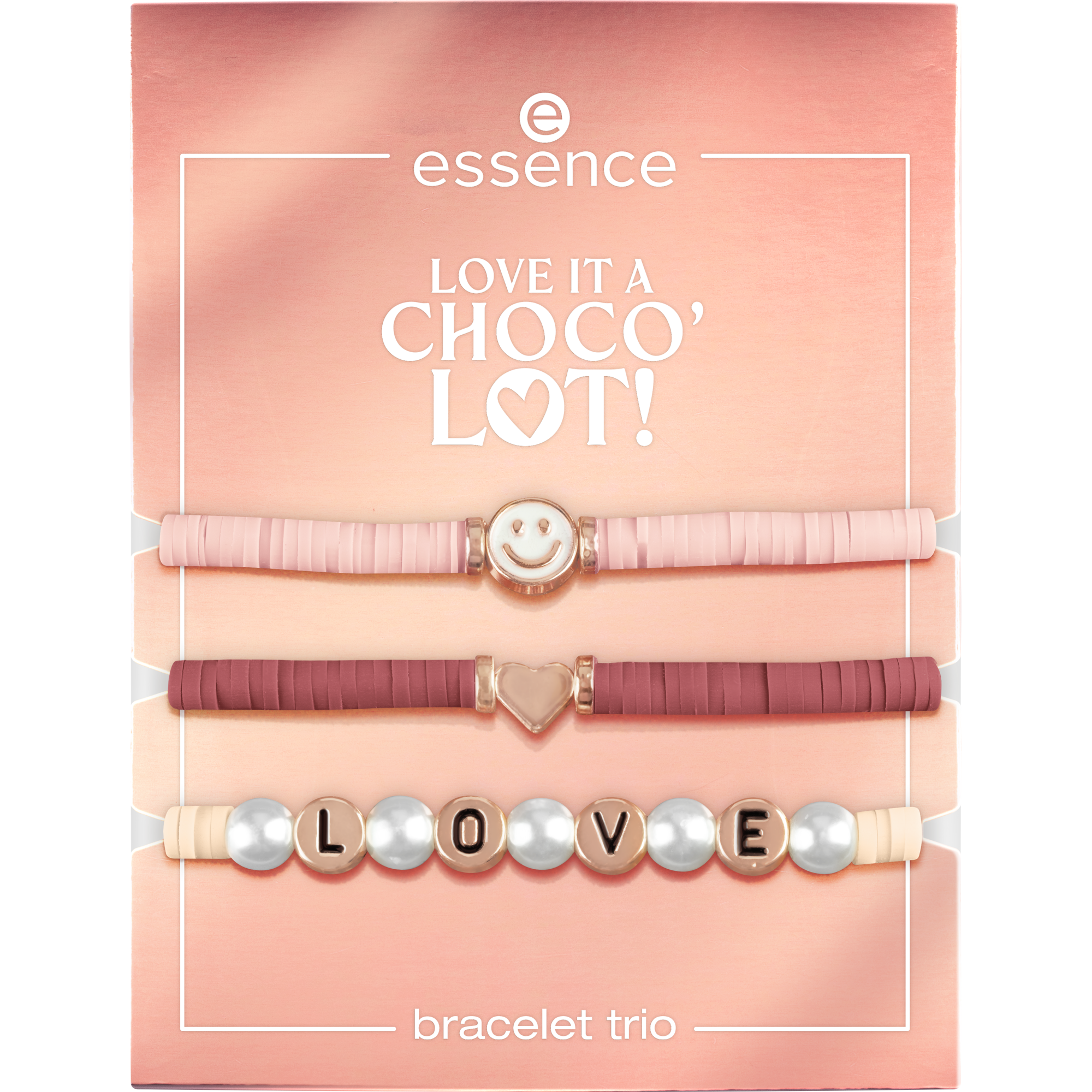 Essence Love It A Choco Lot Bracelet Trio 01 Essence Love It A Choco Lot Bracelet Trio 01