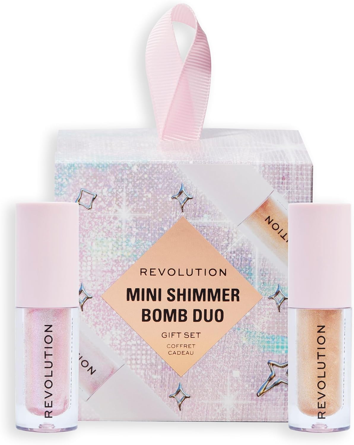 Revolution Mini Shimmer Bomb Lip Duo Gift Set Revolution Mini Shimmer Bomb Lip Duo Gift Set