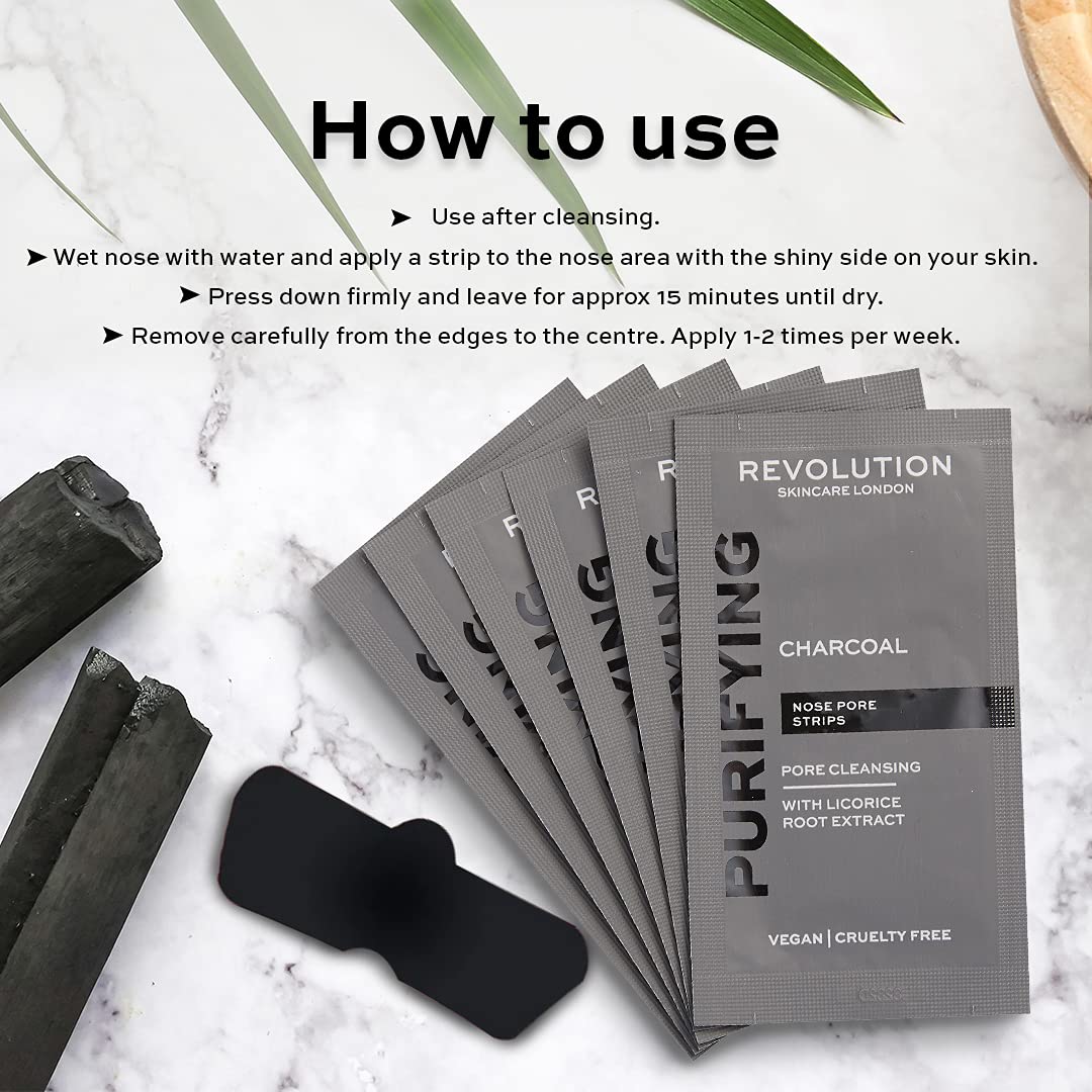 Revolution Skincare Charcoal Nose Strips Revolution Skincare Charcoal Nose Strips
