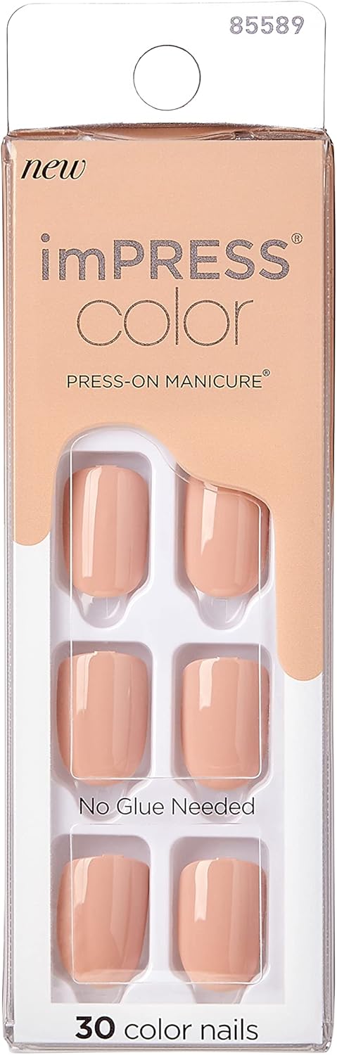 Kiss Impress Color Nails Cream Short Kiss Impress Color Nails Cream Short
