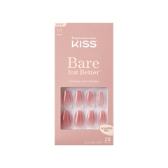 Kiss Bare But Better Nails Medium Coffin BN04C