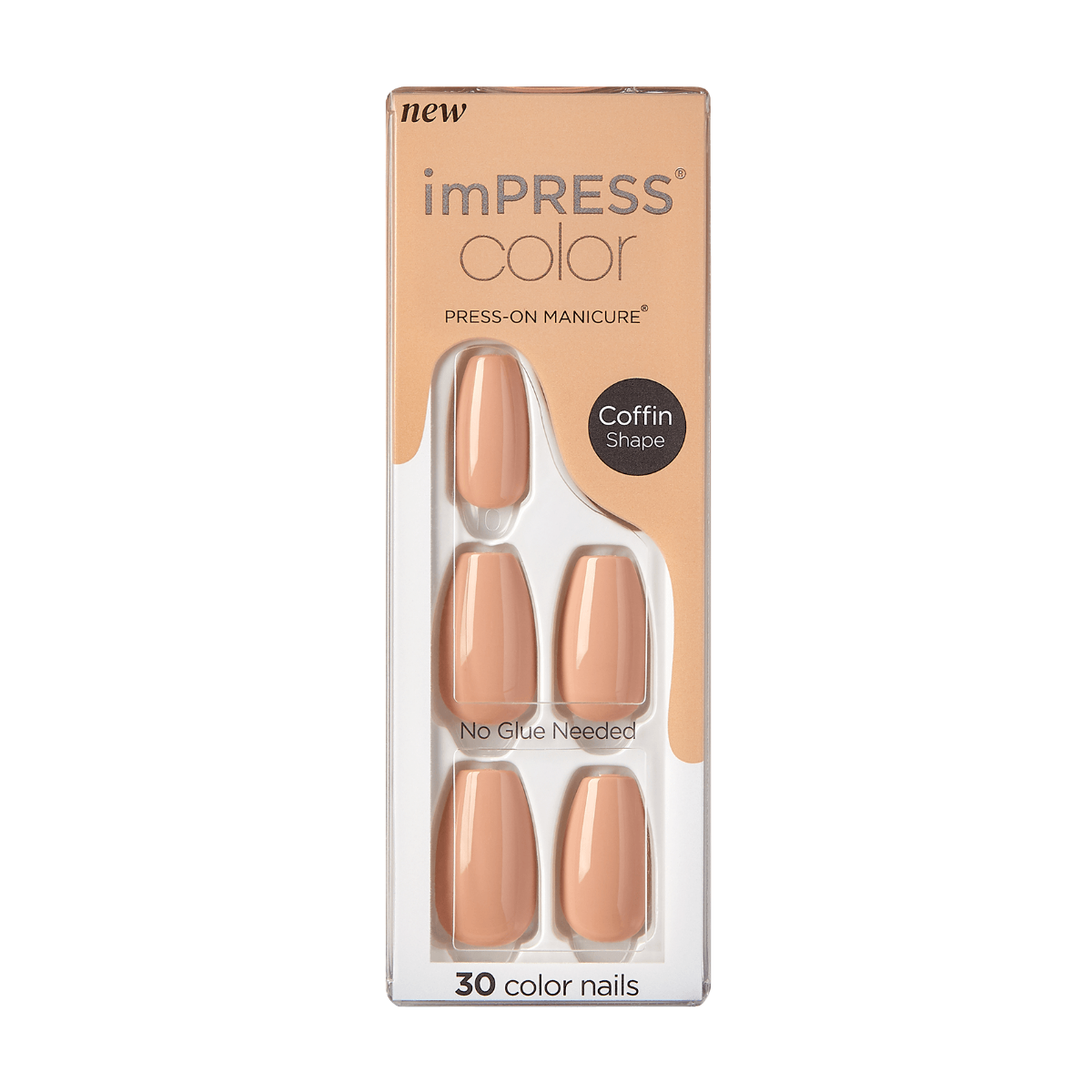 Kiss Impress Color Medium Coffin IMC506C