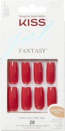 Kiss Gel Fantasy Nails Life Long Square FS10C