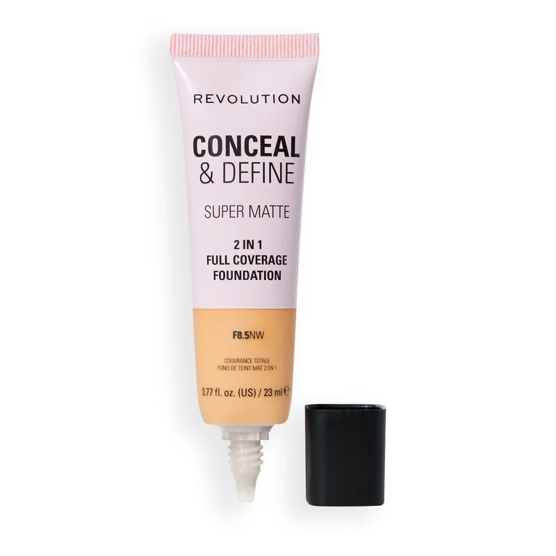 Revolution Conceal & Define Full Cover Tube Foundation