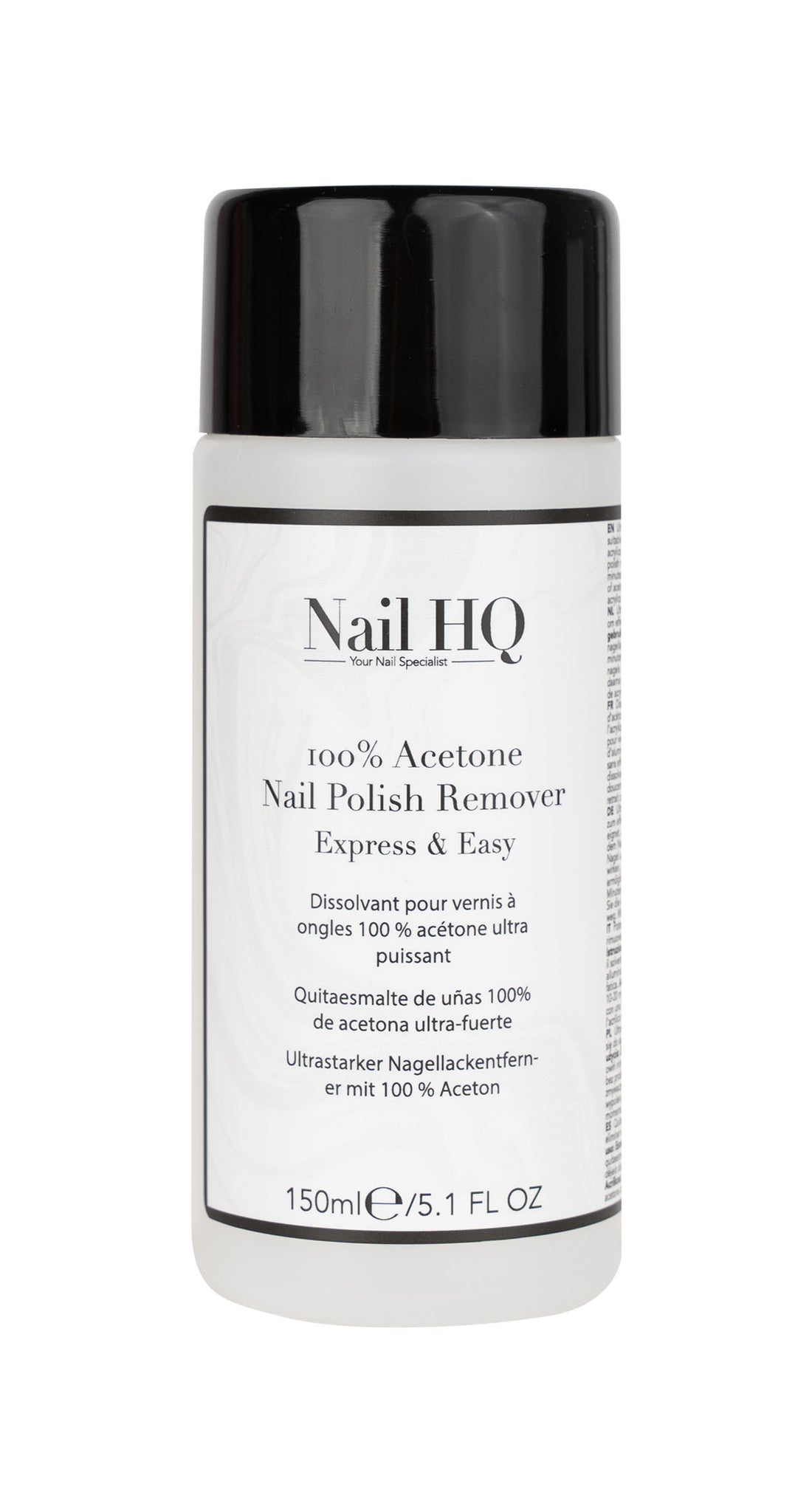 Nail HQ 100 Acetone Nail Polish Remover 150ml Karisma Cosmetics