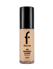 Flormar Invisible Cover Hd Foundation 50 Light Beige 30G